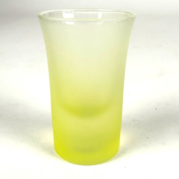 Vintage Limoncello Bottle Shot Glasses 3D Lemons Frosted Yellow 4 Piece Set EUC - Picture 7 of 12